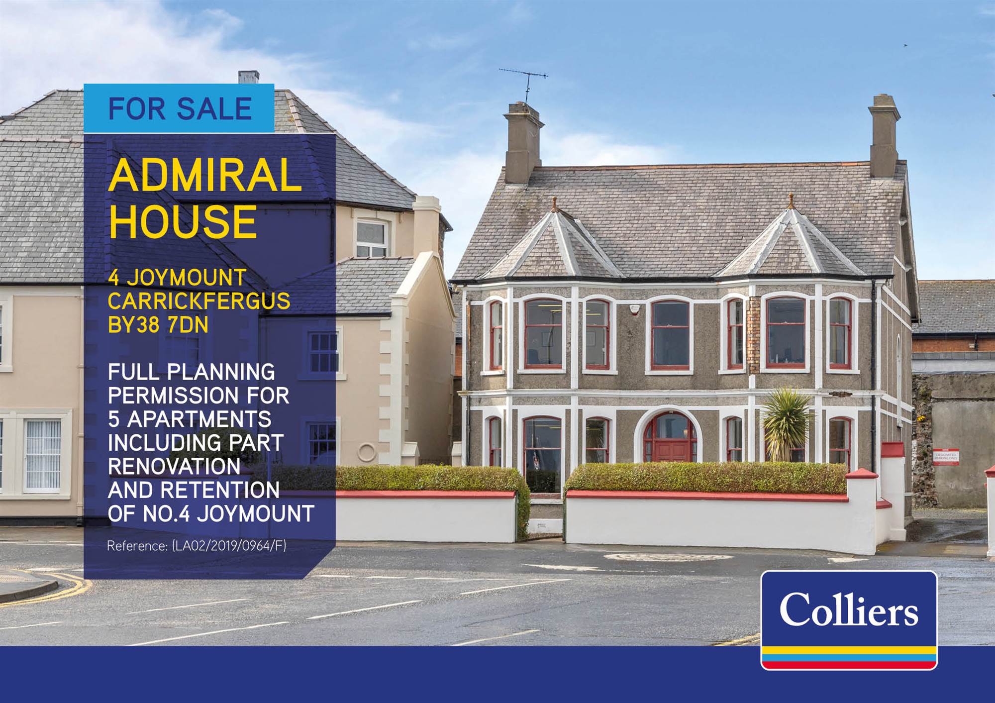 Admiral House, 4 Joymount, Carrickfergus for sale with Colliers Residential